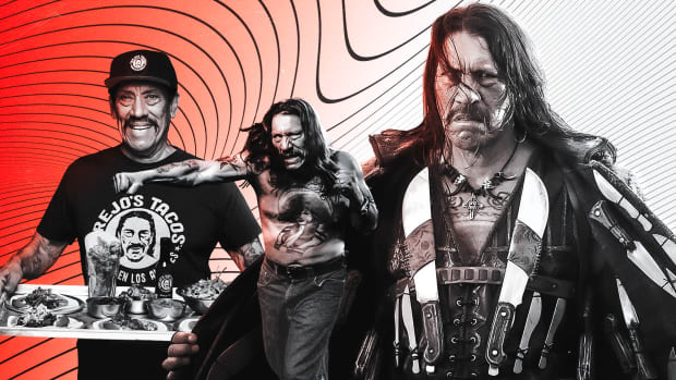 Graphic illustration of actor Danny Trejo